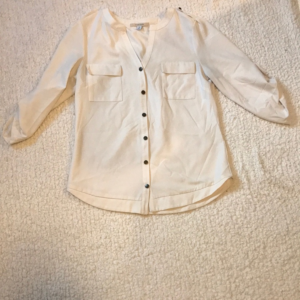 41 Hawthorne S Button Down Blouse